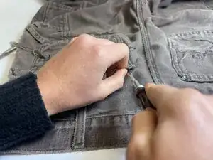 How to Patch Back Pants Pocket