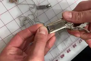Reference this video to see the technique off of a garment.