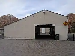 Entrance on the north side of Bergslagsvägen, 2018