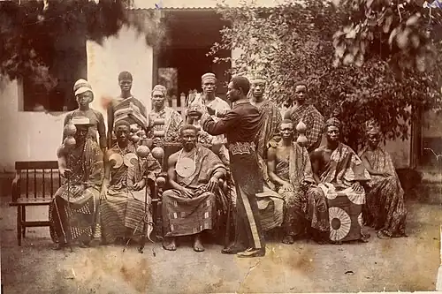 Crowning of a Nigerian dignitary