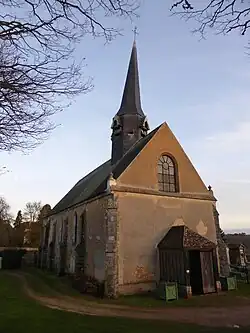 The church in Crécy-Couvé