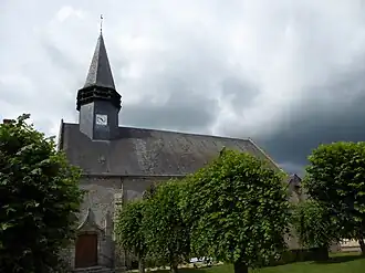 The church in Neuvy-en-Dunois