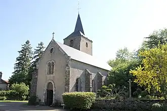 The church of Saint-Sulpice, in Authiou