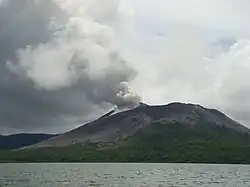 Eruption of Mt Garet in Sept 2010.