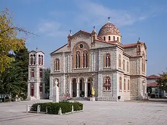 The church of the Dormition of Theotokos in Ampelonas