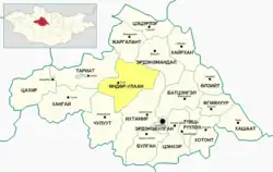 Öndör-Ulaan District in Arkhangai Province