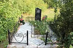 A monument of a journalist in Kosolapovo.