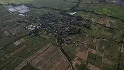 Air view of the village