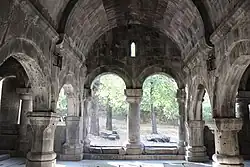 Gavit in the first style, Sanahin Monastery, Sourp Astvatsatsin, 1211 (no lightwell)