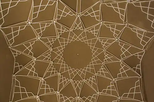 A ceiling inside the Āmeri House.