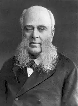 Georgian lexicographer David Chubinashvili with "mutton-chops"