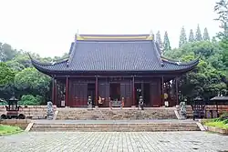 Tianfei Palace, an 1883 Chinese temple to the sea goddess Mazu, in Fangta Park, Songjiang