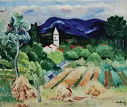 Moïse Kisling, c.1919, Paysage de Provence, oil on canvas