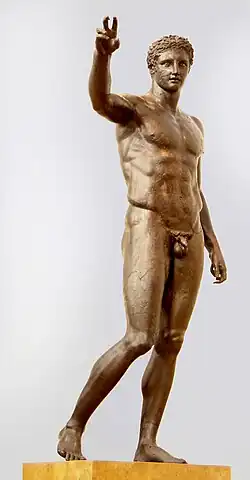 Antikythera Ephebe, original. National Archaeological Museum of Athens
