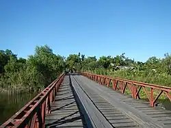 Abulalas Wooden Bridge (now destroyed and replaced by a concrete bridge; since 2020)