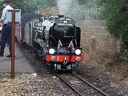 No.2 Northern Chief waiting to leave the station for Dungeness