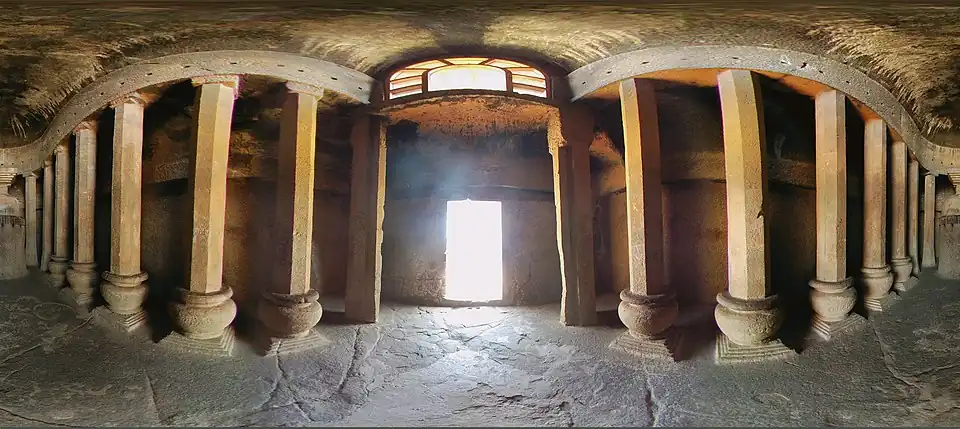 Panorama, looking towards the outside