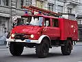 1970s Unimog 416 with Wackenhut crew cab