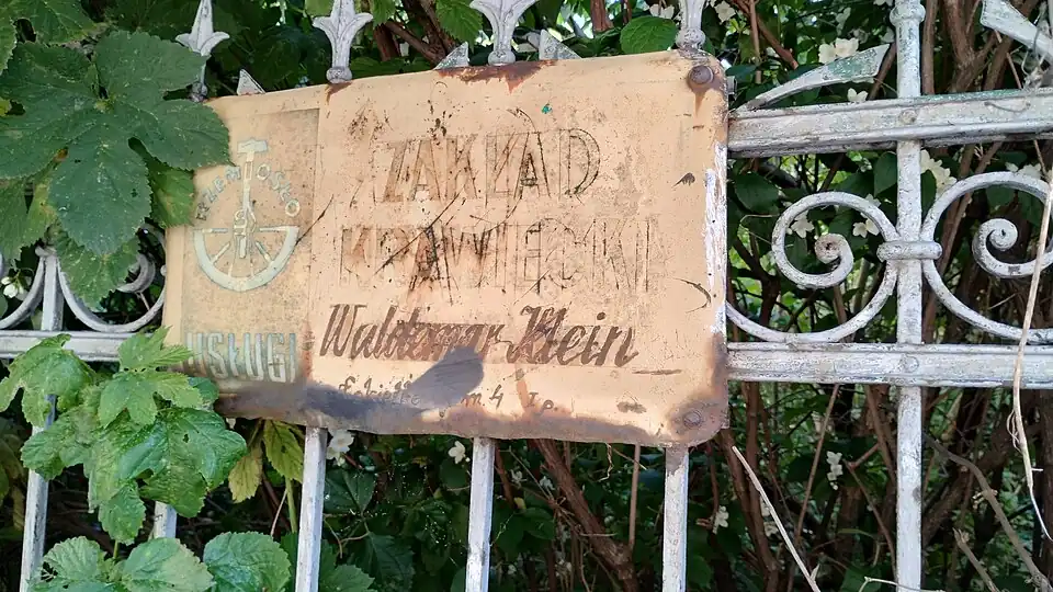 Waldemar Klein's tailor shop