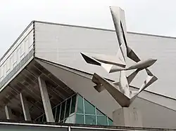 Steel sculpture “The Movement” by Wander Bertoni [de] (2024)