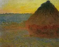 Grainstack in the Sunlight, 1891. Oil on canvas. Private collection. W1290