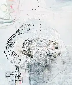 Anxiety', acrylic on canvas, 110 x 95 cm, 2007