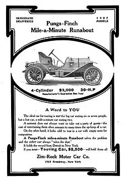 1906 Pungs-Finch advertisement