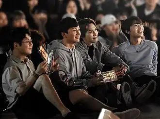 DickPunks busking in Hongdae, September 19, 2019