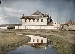 Maidar Temple (1833) of Zuun Khuree in Urga photographed in 1913.