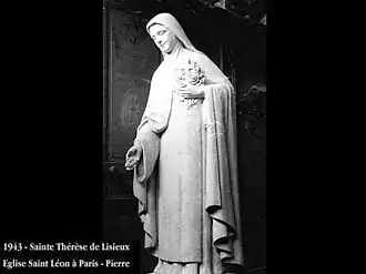 Saint Therese, by Bouchard (1930) (Saint-Leon Church, Paris)