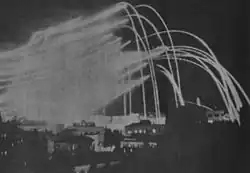 Jordanian artillery shelling Jerusalem in 1948
