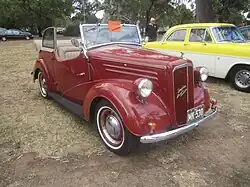 A 1948 Ford Anglia A54A Tourer (showing the third and final A54A grille style)