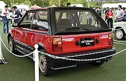 1984 Charade De Tomaso Turbo rear view