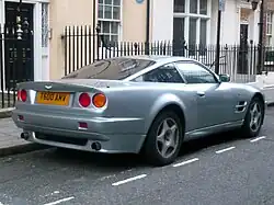 Rear 3/4 view of Vantage V600