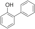 Ball-and-stick model of 2-Phenylphenol