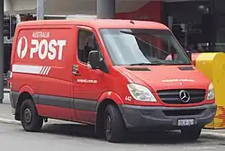 An Australia Post van