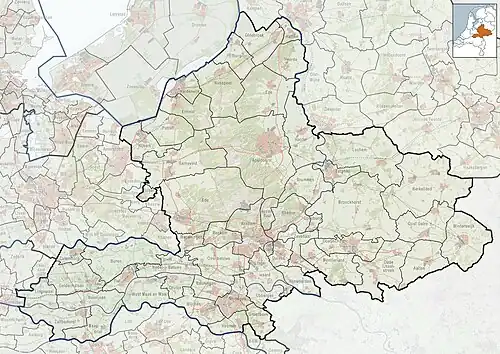 Overasselt is located in Gelderland