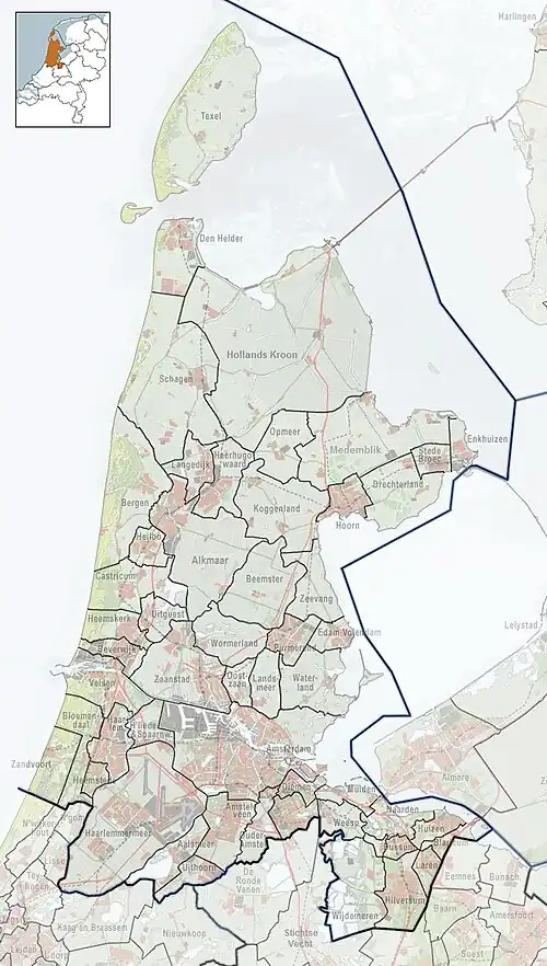 Middenmeer is located in North Holland