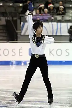 Ryuju Hino at the 2011 Junior Grand Prix Final