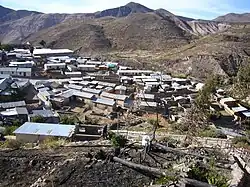 2012 at Socoroma, the church (far left) at the time without roof