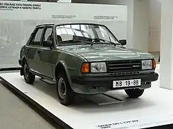 Facelifted Škoda 125