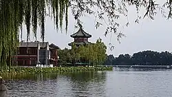 Shichahai Lake within the subdistrict, 2016