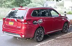 Rear view, charging (first facelift)