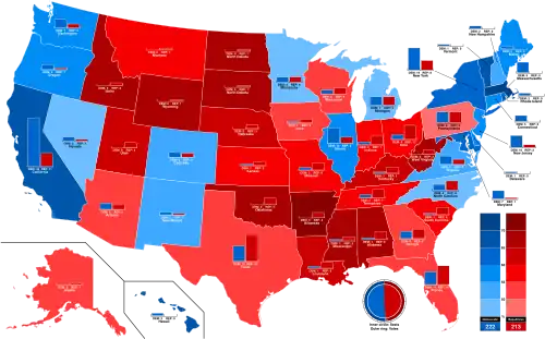 Popular vote by states