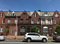 Rowhouses on the 2000 block of Maryland Avenue in Charles North, Baltimore