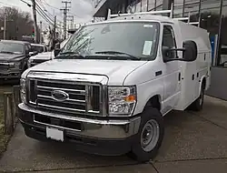 2021 Ford E-350 Cutaway. The exterior looks remain unchanged.