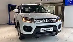 2021 Vitara Brezza VXi (facelift; front)