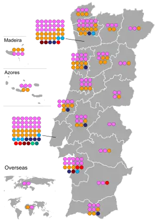 Full results by electoral district