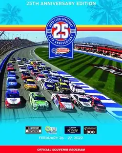 The 2022 WISE Power 400 program cover.