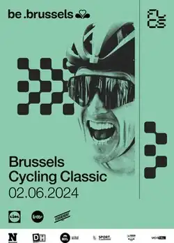 Event poster with previous winner Arnaud Démare